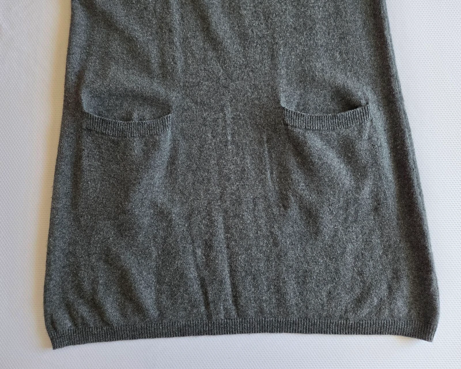 Robe pull sans manches en maille gris chiné Pablo Gérard Darel Taille 1 36 – photo 4